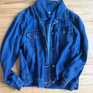 Coldwater Creek Blue Tencel Jacket